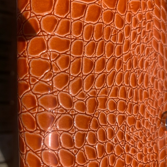 NWT APT9 Orange Snake skin Wallet+ Card Holder - Picture 5 of 14